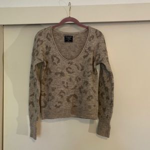 Abercrombie & Fitch Cheetah Print Sweater